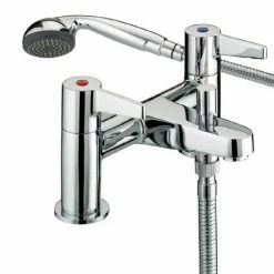 Bristan Design Utility Lever Bath Shower Mixer - DUL-BSM-C