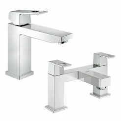 Grohe Eurocube Tap Package (Bath + Basin Tap)