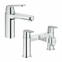 Grohe Eurosmart Cosmopolitan Tap Package (Bath + Basin Tap)