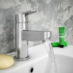 Gio Modern Tap Package (Bath + Basin Tap) -Bath Taps Shop GIOPK d2 460