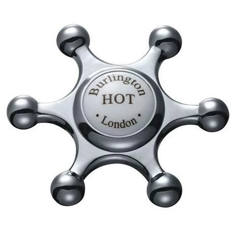 Burlington Birkenhead Angled Wall Mounted Bath Shower Mixer with Shower Hook - H335-BI 5 Burlington Birkenhead Angled Wall Mounted Bath Shower Mixer with Shower Hook - H335-BI - Image 3