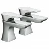 Bristan - Hourglass Contemporary Bath Taps - Chrome - HOU-3/4-C 2 Bristan - Hourglass Contemporary Bath Taps - Chrome - HOU-3/4-C -Bath Taps Shop HOU 34 C PN