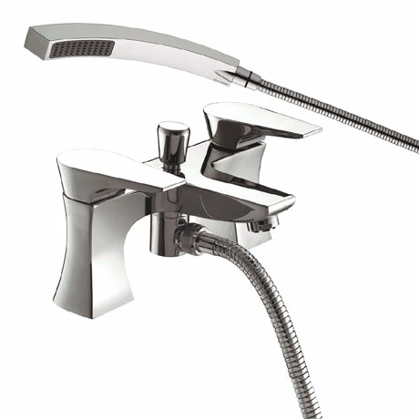 Bristan - Hourglass Contemporary Bath Shower Mixer - Chrome - HOU-BSM-C 3 Bristan - Hourglass Contemporary Bath Shower Mixer - Chrome - HOU-BSM-C