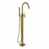 Britton Hoxton Floor Standing Bath Shower Mixer - Brushed Brass 2 Britton Hoxton Floor Standing Bath Shower Mixer - Brushed Brass -Bath Taps Shop HOX.009BB P