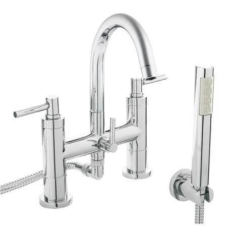 Hudson Reed - Tec Lever Bath Shower Mixer with swivel spout, shower kit & wall bracket - TEL354 3 Hudson Reed - Tec Lever Bath Shower Mixer with swivel spout, shower kit & wall bracket - TEL354