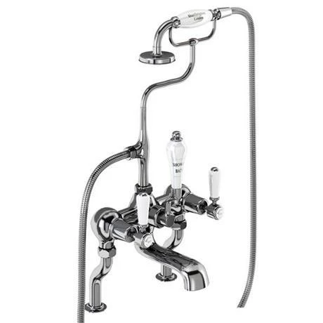 Burlington Kensington - Chrome Deck Mounted Bath/Shower Mixer - KE15 4 Burlington Kensington - Chrome Deck Mounted Bath/Shower Mixer - KE15 - Image 2