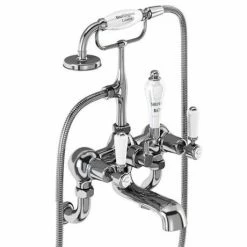 Burlington Kensington - Chrome Wall Mounted Bath/Shower Mixer - KE17