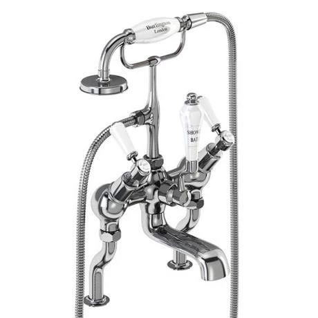 Burlington Kensington - Angled Deck Mounted Bath/Shower Mixer - KE19 3 Burlington Kensington - Angled Deck Mounted Bath/Shower Mixer - KE19