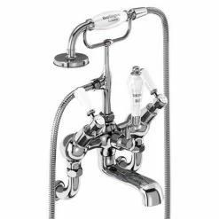 Burlington Kensington - Angled Wall Mounted Bath/Shower Mixer - KE21