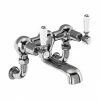 Burlington Kensington - Chrome Wall Mounted Bath Filler - KE24 -Bath Taps Shop KE24 n p
