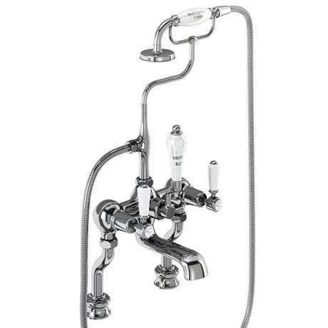 Burlington Kensington Regent - Chrome Deck Mounted Bath/Shower Mixer - KER15 4 Burlington Kensington Regent - Chrome Deck Mounted Bath/Shower Mixer - KER15 - Image 2