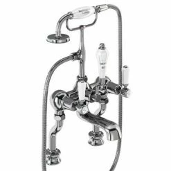 Burlington Kensington Regent - Chrome Deck Mounted Bath/Shower Mixer - KER15