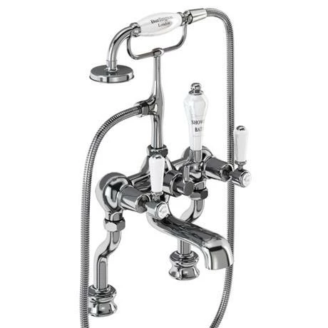 Burlington Kensington Regent - Chrome Deck Mounted Bath/Shower Mixer - KER15 3 Burlington Kensington Regent - Chrome Deck Mounted Bath/Shower Mixer - KER15