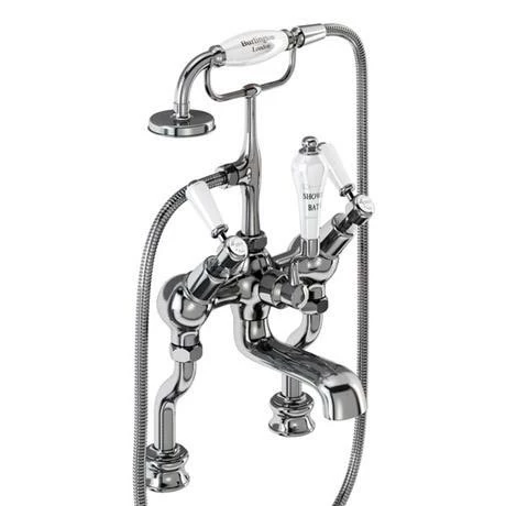 Burlington Kensington Regent - Angled Deck Mounted Bath/Shower Mixer - KER19 3 Burlington Kensington Regent - Angled Deck Mounted Bath/Shower Mixer - KER19
