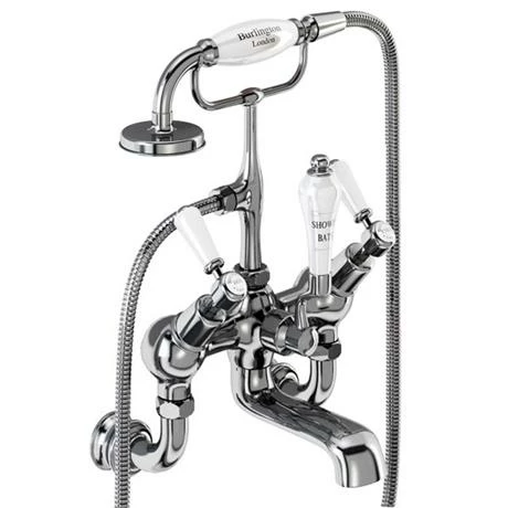 Burlington Kensington Regent - Angled Wall Mounted Bath/Shower Mixer - KER21 3 Burlington Kensington Regent - Angled Wall Mounted Bath/Shower Mixer - KER21