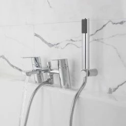 Crosswater Zero 6 Bath Shower Mixer with Kit - ZR06_422DC 5 Crosswater Zero 6 Bath Shower Mixer with Kit - ZR06_422DC -Bath Taps Shop KH06 422DC D1 460