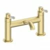 Lancaster Traditional Brushed Brass Lever Bath Filler Tap 1 Lancaster Traditional Brushed Brass Lever Bath Filler Tap -Bath Taps Shop LBB3BF l 670