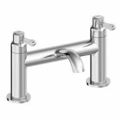 Lancaster Traditional Chrome Lever Bath Filler Tap