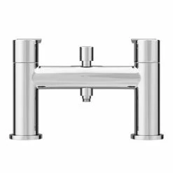 Luna Waterfall Bath Shower Mixer with Shower Kit - Chrome -Bath Taps Shop LUN002 D4 460