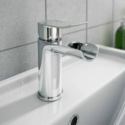 Luna Waterfall Tap Package (Bath + Basin Tap) 8 Luna Waterfall Tap Package (Bath + Basin Tap) -Bath Taps Shop LUNPK d2 460