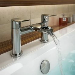 Luna Waterfall Tap Package (Bath + Basin Tap) 9 Luna Waterfall Tap Package (Bath + Basin Tap) -Bath Taps Shop LUNPK d3 460