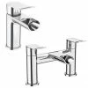 Luna Waterfall Tap Package (Bath + Basin Tap) 1 Luna Waterfall Tap Package (Bath + Basin Tap) -Bath Taps Shop LUNPK p