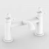 Lancaster Traditional Matt White Lever Bath Filler Tap 1 Lancaster Traditional Matt White Lever Bath Filler Tap -Bath Taps Shop LWHT3BF lrg 670