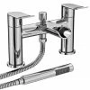 Luna Waterfall Bath Shower Mixer with Shower Kit - Chrome 1 Luna Waterfall Bath Shower Mixer with Shower Kit - Chrome -Bath Taps Shop Luna Waterfall Bath Shower Mixer with Shower Kit Chrome prod