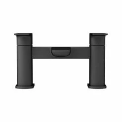 Mileto Matt Black Bath Filler Tap 9 Mileto Matt Black Bath Filler Tap -Bath Taps Shop M03BLK d2 460