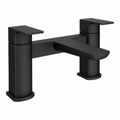 Mileto Matt Black Bath Filler Tap