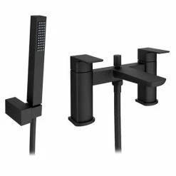 Mileto Matt Black Bath Shower Mixer Tap incl. Shower Kit 5 Mileto Matt Black Bath Shower Mixer Tap incl. Shower Kit -Bath Taps Shop M04BLK d1 460