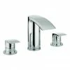 Crosswater - Flow 3 Tap Hole Bath Filler - MBFW330D 1 Crosswater - Flow 3 Tap Hole Bath Filler - MBFW330D -Bath Taps Shop MBFW330D P