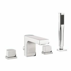 Crosswater - Planet 4 Hole Bath Shower Mixer with Kit - MBPS440D