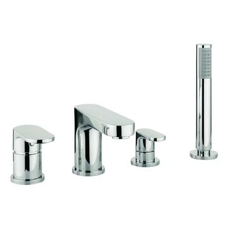 Crosswater - Style 4 Hole Bath Shower Mixer with Kit - MBST440D 3 Crosswater - Style 4 Hole Bath Shower Mixer with Kit - MBST440D