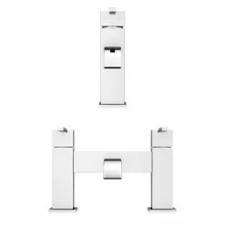 Milan Modern Mono Basin Mixer and Bath Filler - Chrome 12 Milan Modern Mono Basin Mixer and Bath Filler - Chrome -Bath Taps Shop MIL001 MIL008 d4n 460