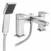 Monza Curved Modern Bath Shower Mixer Tap + Shower Kit 2 Monza Curved Modern Bath Shower Mixer Tap + Shower Kit -Bath Taps Shop MZC12 prod