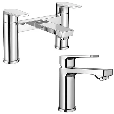 Monza Round Tap Package (Bath + Basin Tap) 3 Monza Round Tap Package (Bath + Basin Tap)