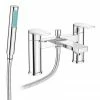 Monza Round Modern Bath Shower Mixer Tap + Shower Kit 2 Monza Round Modern Bath Shower Mixer Tap + Shower Kit -Bath Taps Shop MZR12 new p