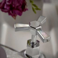 Heritage Gracechurch Mother of Pearl Bath Shower Mixer - TGRDMOP02 5 Heritage Gracechurch Mother of Pearl Bath Shower Mixer - TGRDMOP02 -Bath Taps Shop Mother of Pearl NN 460