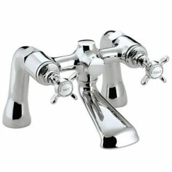 Bristan 1901 Traditional Bath Filler - Chrome Plated - N-BF-C-CD
