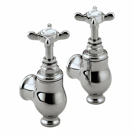Bristan 1901 Traditional Globe Bath Taps - Chrome Plated - N-GLO-C-CD 3 Bristan 1901 Traditional Globe Bath Taps - Chrome Plated - N-GLO-C-CD