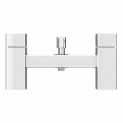 Neo Minimalist Bath Shower Mixer with Shower Kit - Chrome -Bath Taps Shop NEO002 n d3a 460