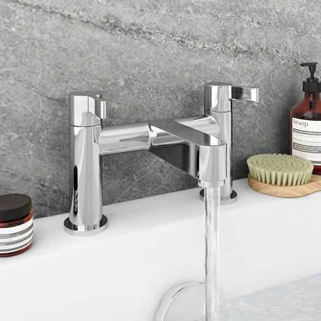 Nova Modern Bath Taps - Chrome 3 Nova Modern Bath Taps - Chrome