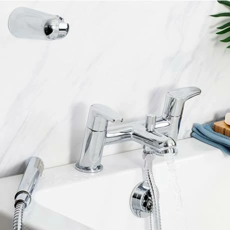 Bristan - Orta Bath Shower Mixer - Chrome - OR-BSM-C 4 Bristan - Orta Bath Shower Mixer - Chrome - OR-BSM-C - Image 2