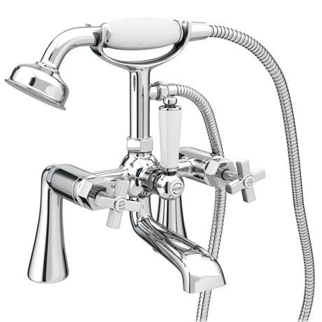 Olympia Art Deco Bath Shower Mixer Tap + Shower Kit 3 Olympia Art Deco Bath Shower Mixer Tap + Shower Kit