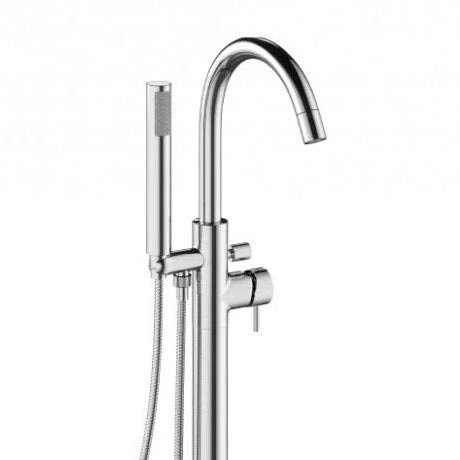 Crosswater MPRO Floor Mounted Freestanding Bath Shower Mixer - Chrome - PRO416FC 4 Crosswater MPRO Floor Mounted Freestanding Bath Shower Mixer - Chrome - PRO416FC - Image 2