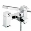 Bristan - Quadrato Pillar Bath Shower Mixer - Chrome - QD-BSM-C 1 Bristan - Quadrato Pillar Bath Shower Mixer - Chrome - QD-BSM-C -Bath Taps Shop Quadrato Bath Shower P
