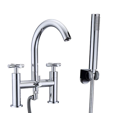 RAK Ella Bath Shower Mixer + Kit - RAKELL3005 3 RAK Ella Bath Shower Mixer + Kit - RAKELL3005
