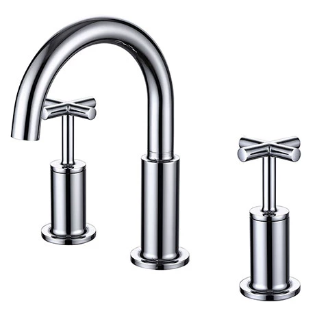 RAK Ella 3 Hole Deck Mounted Bath Filler - RAKELL3011 3 RAK Ella 3 Hole Deck Mounted Bath Filler - RAKELL3011