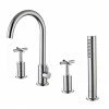 RAK Ella 4 Hole Deck Mounted Bath Shower Mixer + Kit - RAKELL3013 1 RAK Ella 4 Hole Deck Mounted Bath Shower Mixer + Kit - RAKELL3013 -Bath Taps Shop RAKELL3013 P